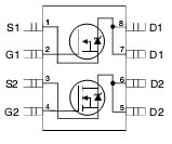 Рис.BВторой, два N-канальных транзистора.